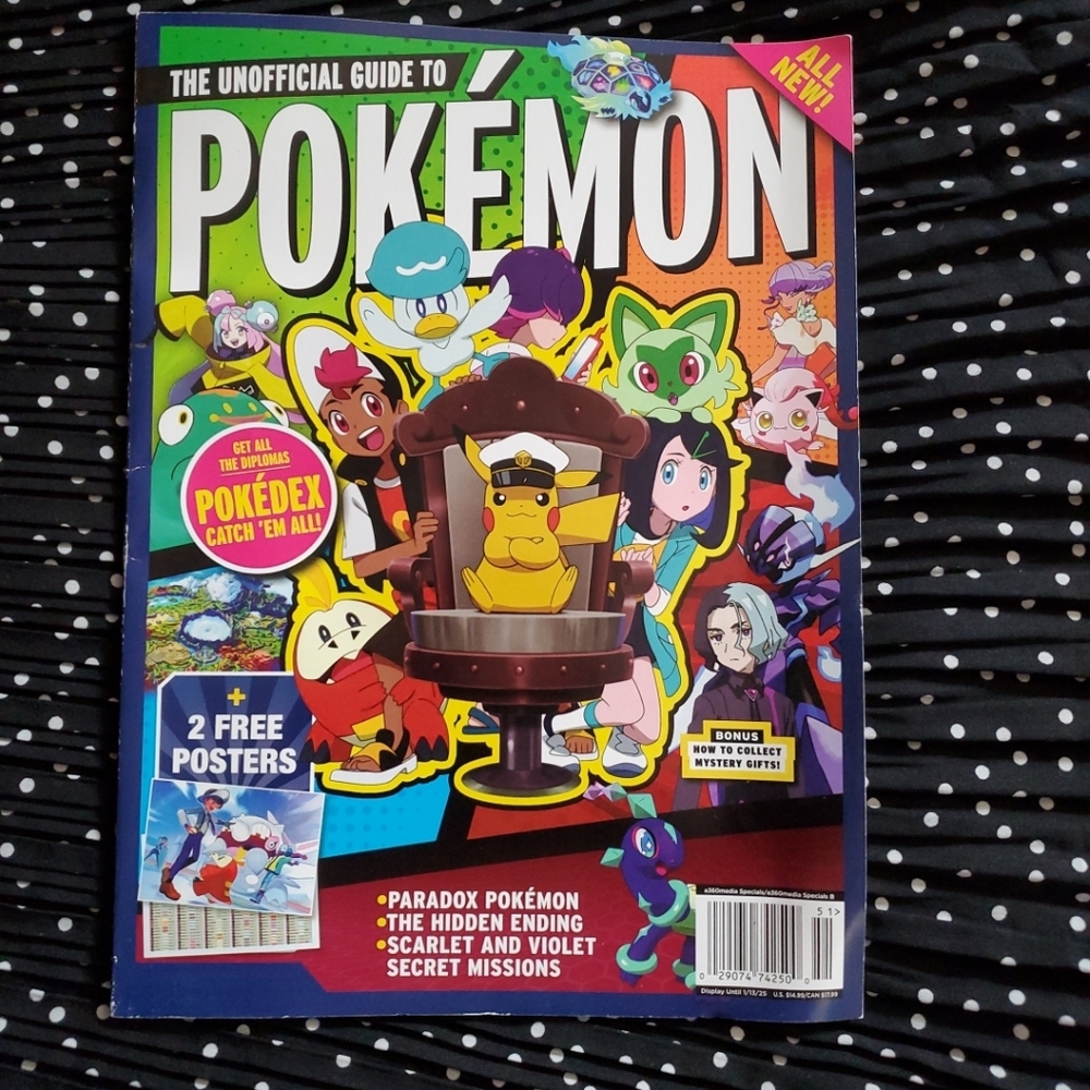 Pokemon Vibrant Magazine Cover with Oranguru and Colorful Design